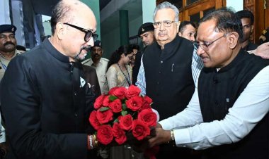 रायपुर : मुख्यमंत्री श्री साय ने राज्यपाल श्री डेका का विधानसभा परिसर में किया आत्मीय स्वागत