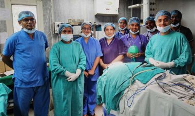 रायपुर : 7 सेंटीमीटर तक चेहरे में घुसा औजार, घायल बालक को जान के जोखिम से बाहर लाया, ईएनटी विभाग के डॉक्टरों ने रचा कीर्तिमान