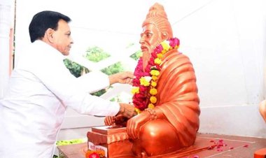 उप मुख्यमंत्री श्री देवड़ा ने किया महर्षि वाल्मीकि एवं महर्षि वेदव्यास की प्रतिमा का अनावरण