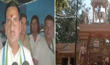 केंद्रीय मंत्री तोखन साहू ने मथुरा में गिनाईं मोदी सरकार की उपलब्धियां, बांके बिहारी मंदिर में की पूजा