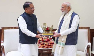 रायपुर : प्रधानमंत्री श्री नरेंद्र मोदी से मिले मुख्यमंत्री श्री विष्णुदेव साय – छत्तीसगढ़ के विकास को मिली नई रफ्तार