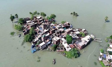 गंगा की सहायक हरुहर नदी उफान पर, शेखपुरा जिले के 25 गांव जलमग्न, प्रशासन कर रहा राहत कार्य