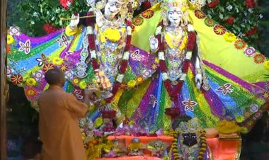 श्रीकृष्ण जन्माष्टमी पर मथुरा पहुंचे सीएम योगी, 645 करोड़ की सौगात और 30 हजार करोड़ का मास्टर प्लान घोषित