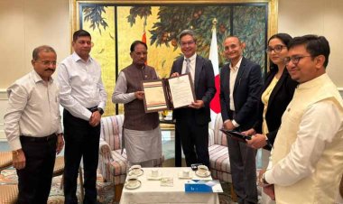 रायपुर : मुख्यमंत्री श्री विष्णुदेव साय ने ओसाका की एसएएस सानवा कंपनी लिमिटेड को छत्तीसगढ़ में निवेश के लिए किया आमंत्रित