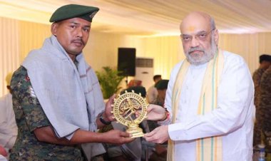 अमित शाह ने ‘ऑपरेशन ब्लैक फॉरेस्ट’ के वीर जवानों को किया सम्मानित, नक्सलवाद खत्म करने का दोहराया संकल्प
