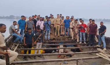 पटना पुलिस की बड़ी कार्रवाई: अवैध बालू खनन और रंगदारी गिरोह के 6 अपराधी हथियारों के साथ गिरफ्तार, सरगना अनीश फरार