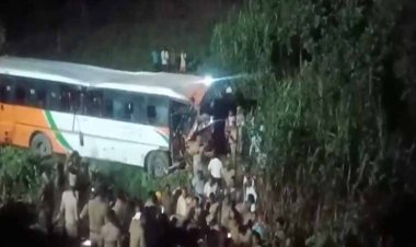 लखनऊ के काकोरी में बस दुर्घटना, 5 की मौत और 10 से ज्यादा घायल