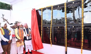 रायपुर : मुख्यमंत्री श्री साय ने नरहरपुर में किया 75.31 करोड़ रुपए के 11 निर्माण कार्यों का भूमिपूजन