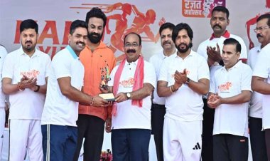 रायपुर : स्वस्थ और नशामुक्त भारत के लिए ‘नमो युवा रन’, युवाओं ने जोश और उत्साह से की भागीदारी