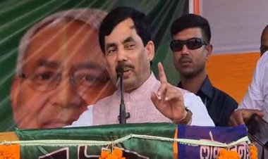 पटना में एनडीए कार्यकर्ता सम्मेलन: शाहनवाज़ हुसैन ने किया जन-जन तक संदेश पहुँचाने का आह्वान