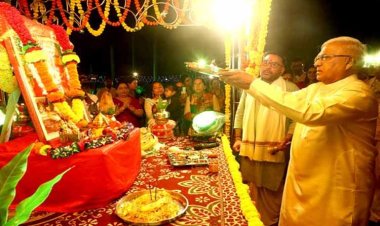 राज्यपाल श्री मंगुभाई पटेल राजभवन गरबा महोत्सव में हुए शामिल