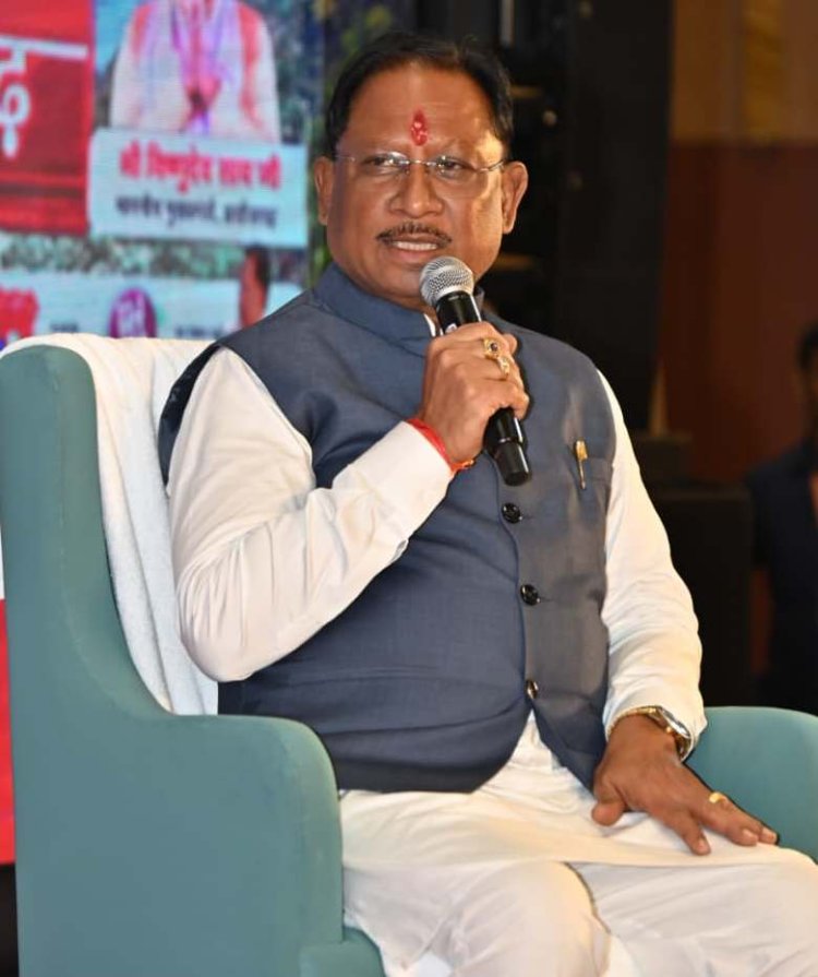 रायपुर : प्रदेश में नक्सलवाद समाप्त कर गढ़ेगें विकास की राह: मुख्यमंत्री श्री विष्णुदेव साय