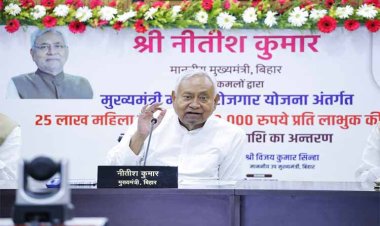 मुख्यमंत्री महिला रोजगार योजना के तहत 25 लाख महिलाओं को ₹10,000 की सहायता राशि