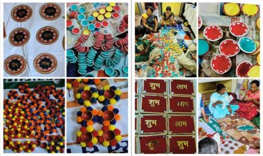 दीपावली पर ‘वोकल फॉर लोकल’ को मिला बढ़ावा: कोरिया जिले की महिलाओं के उत्पादों से सजी बाजारों की रौनक