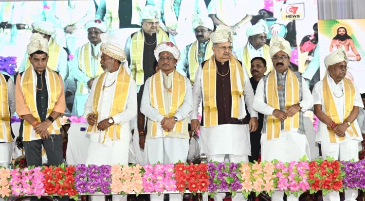 रायपुर : गुरु घासीदास बाबा के आदर्शों पर चलकर बनाएंगे विकसित छत्तीसगढ़ : मुख्यमंत्री श्री साय