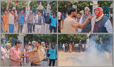 नीतीश कुमार के दसवीं बार मुख्यमंत्री बनने पर नालंदा के कल्याण बीघा में जश्न का माहौल