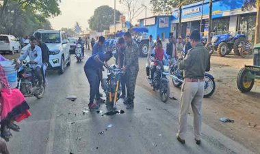 जगदलपुर में भीषण सड़क दुर्घटना, ट्रक की टक्कर से दो मेडिकल छात्रों की मौत