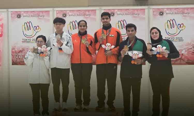 टोक्यो डेफलिम्पिक्स में भारतीय शूटरों का दमदार प्रदर्शन