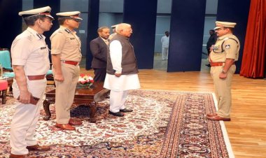 लोकतांत्रिक व्यवस्था में सक्रिय पुलिस सशक्त समाज का आधार : राज्यपाल श्री पटेल