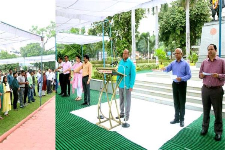 मंत्रालय में सद्भावना दिवस की प्रतिज्ञा दिलाई गई