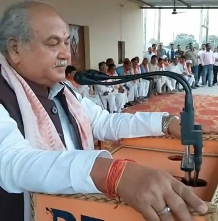 धर्म-जाति के नाम से गुमराह करने वालों से सतर्क रहें :- श्री नरेन्द्र सिंह तोमर