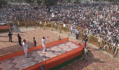 मुख्यमंत्री श्री शिवराज सिंह चौहान की सभाओं में उमड़ी भीड़, बहनों ने किया भैया का भव्य स्वागत