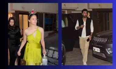 Christmas 2023: महेश भट्ट की क्रिसमस पार्टी में ग्रीन कलर की वन शोल्डर ड्रेस में Alia Bhatt लगीं बेहद ग्लैमरस, दामाद रणबीर ने भी कूल लुक में बटोरी लाइमलाइट, देखें तस्वीरें