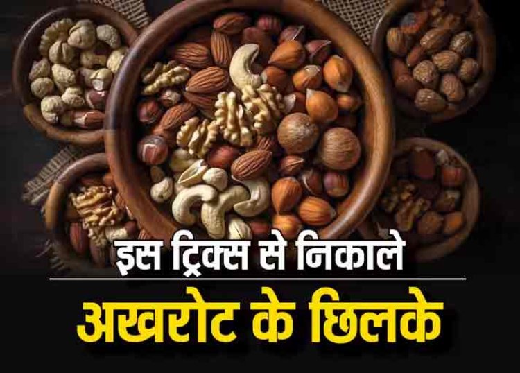 अखरोट फोड़ने का ये है सही तरीका, एक झटके में छिलका अलग और अखरोट अलग