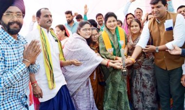 मिसरोद में लाखों रुपए के विकास कार्यों का राज्यमंत्री श्रीमती कृष्णा गौर ने किया भूमिपूजन