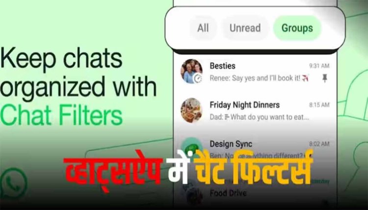 WhatsApp में आया चैट फिल्टर, अब मैसेज ढूंढने में नहीं होगी परेशानी