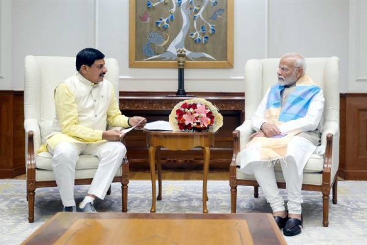 प्रधानमंत्री श्री नरेंद्र मोदी से मुख्यमंत्री डॉ. यादव ने केन-बेतवा परियोजना के भूमिपूजन के लिए किया अनुरोध