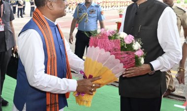 रायपुर : मनोनीत राज्यपाल श्री रमेन डेका छतीसगढ़ पहुँचे