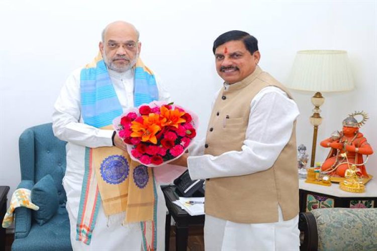 मुख्यमंत्री डॉ. यादव की केंद्रीय मंत्री श्री अमित शाह और श्री जगत प्रकाश नड्डा से हुई सौजन्य भेंट