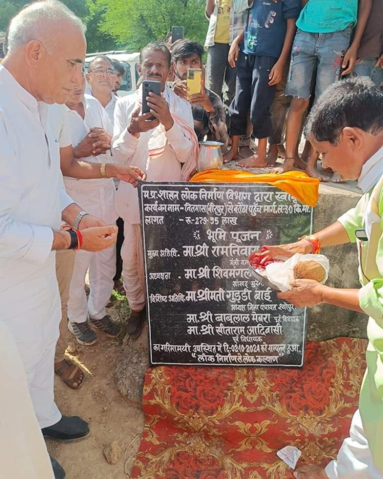 वन मंत्री श्री रावत ने 9 करोड़ 60 लाख रुपये लागत की 4 सड़कों का किया भूमि-पूजन