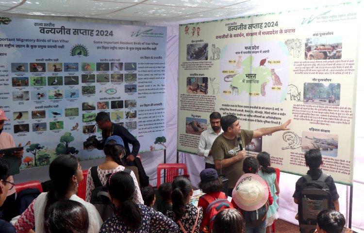 वन विहार राष्ट्रीय उद्यान में राज्य स्तरीय वन्यजीव सप्ताह-2024