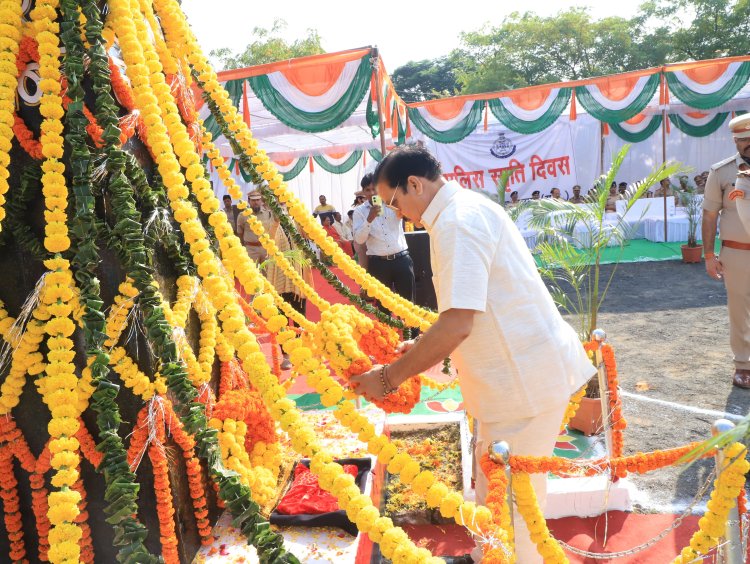 मंत्री श्री टेटवाल ने पुलिस स्मृति दिवस पर शहीदों को किया नमन