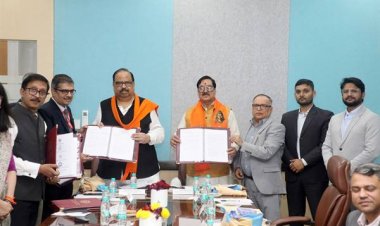 मंत्री श्री टेटवाल एवं मंत्री श्री काश्यप की उपस्थिति में हुए एमओयू साइन