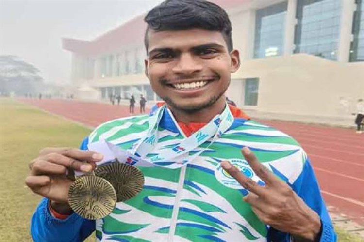 मध्यप्रदेश के एथलीट विनोद सिंह ने 39वीं राष्ट्रीय जूनियर एथलेटिक्स चैम्पियनशिप में रचा इतिहास