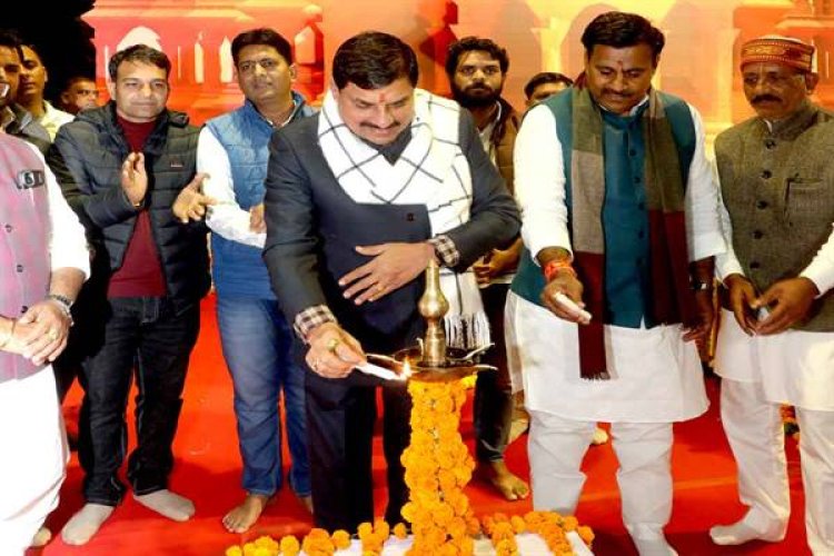 मुख्यमंत्री डॉ. यादव ने किया भगवान श्रीराम मंदिर की प्रतिकृति का किया शुभारंभ