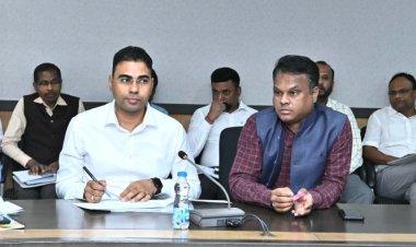 रायपुर : बजट प्रस्ताव पर मंत्री स्तरीय चर्चा : मंत्री श्री केदार कश्यप के विभागों के बजट पर हुई चर्चा
