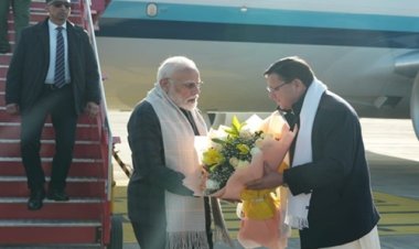 प्रधानमंत्री नरेंद्र मोदी एक दिवसीय दौरे पर उत्तराखंड के उत्तरकाशी पहुंचे