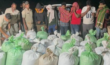 7 क्विंटल गांजे के साथ 6 तस्कर गिरफ्तार