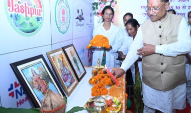 रायपुर : मुख्यमंत्री श्री विष्णु देव साय ने सिकलसेल और थैलेसीमिया जागरूकता एवं एचएलए मैचिंग शिविर का किया शुभारंभ