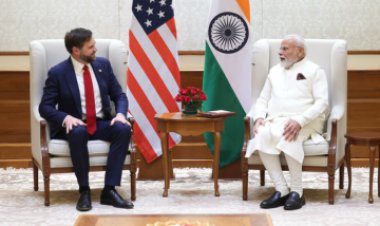 प्रधानमंत्री नरेंद्र मोदी ने नई दिल्ली में अमरीकी उपराष्ट्रपति जे डी वेंस के साथ वार्ता की