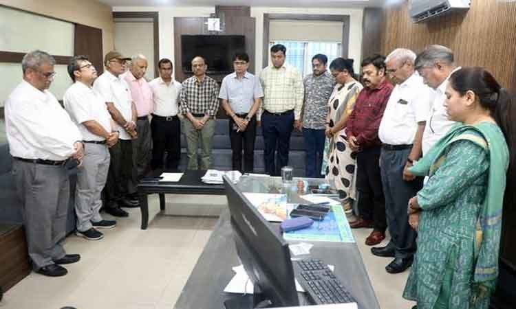 सेवानिवृत्त उप संचालक जनसंपर्क श्री नीरज शर्मा को दी श्रद्धांजलि