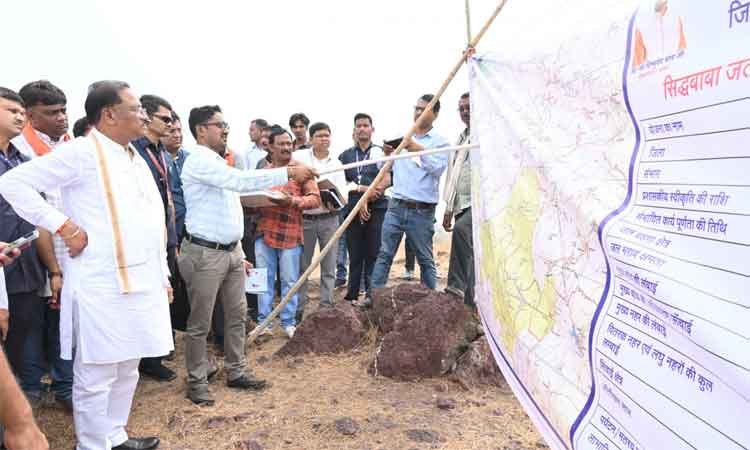 रायपुर : सिद्धबाबा जलाशय बनेगा सिंचाई का मजबूत आधार: मुख्यमंत्री श्री विष्णुदेव साय