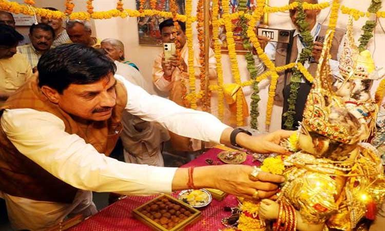 मुख्यमंत्री डॉ. यादव श्री अनंत नारायण मंदिर के प्राण प्रतिष्ठा समारोह में सम्मिलित हुए