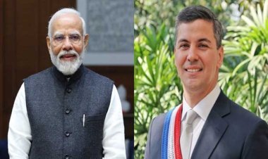 भारत दौरे पर पराग्वे के राष्ट्रपति, पीएम मोदी के साथ रणनीतिक साझेदारी पर बातचीत