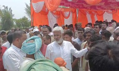 श्रावस्ती में बाढ़ से निपटने की तैयारियों का निरीक्षण, मंत्री स्वतंत्र देव सिंह ने दिए निर्देश