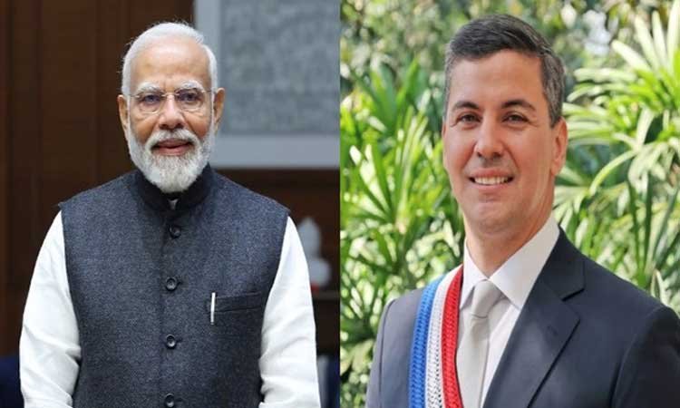 भारत दौरे पर पराग्वे के राष्ट्रपति, पीएम मोदी के साथ रणनीतिक साझेदारी पर बातचीत